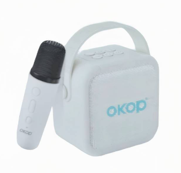 1200mah Portable Kids Mini Karaoke Machine Karaoke Speaker - White