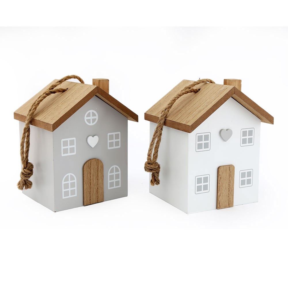 Wooden House Doorstop