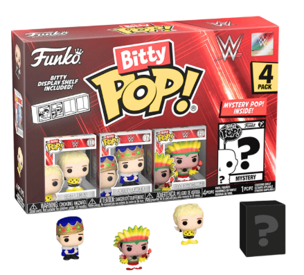 Official Funko Bitty POP! WWE Dusty Rhodes 4-Pack Vinyl Figures