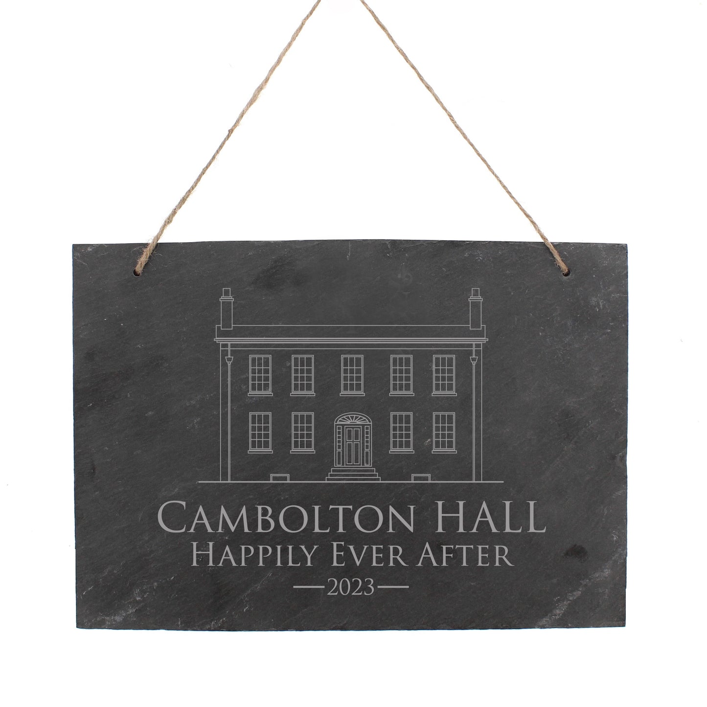 Bespoke Design Engraved A4 Slate Sign