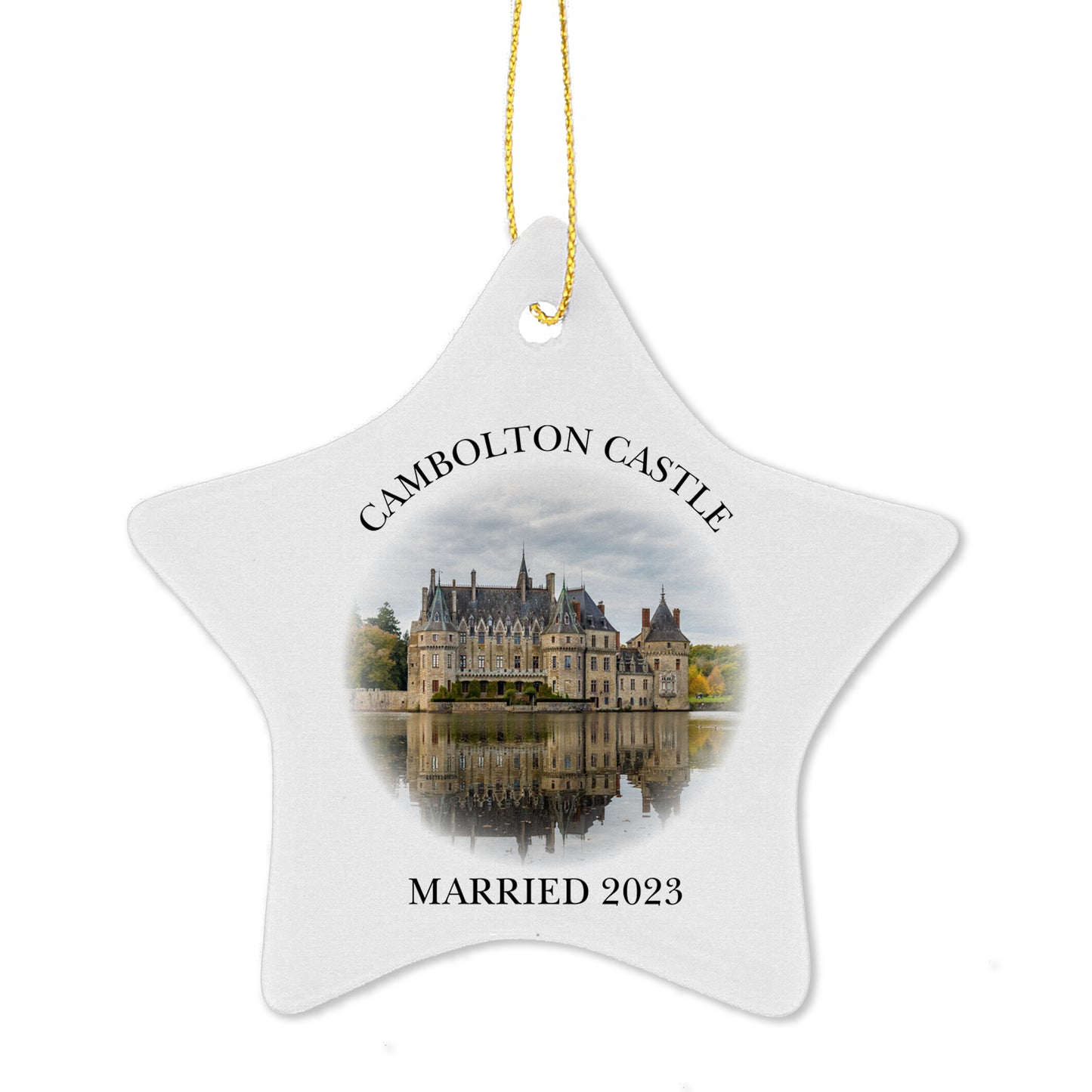 Bespoke Design Ceramic Hanging Star Decoration