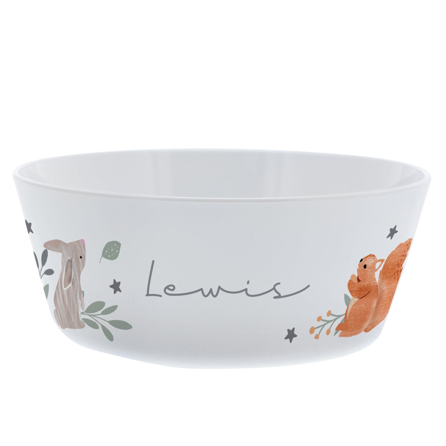 Personalised Woodland Animals Bowl