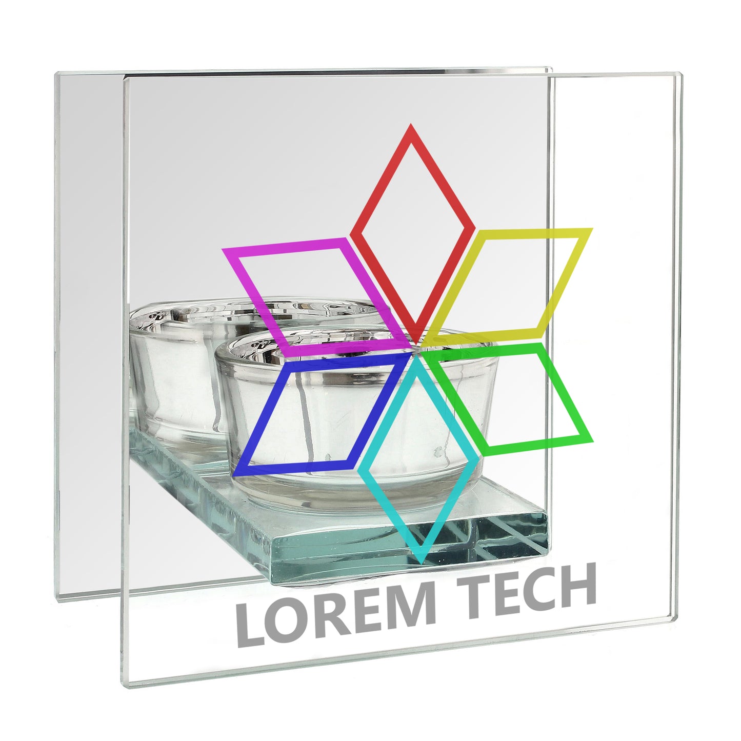 Bespoke Design Mirrored Tealight Holder
