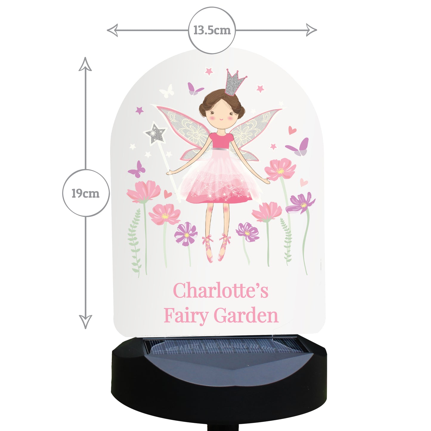 Personalised Fairy Princess Solar Light