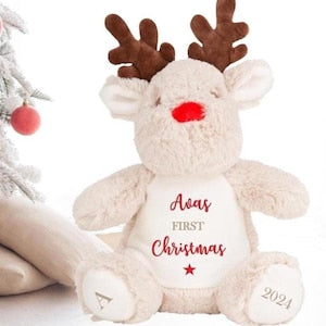Personalised Reindeer Plush