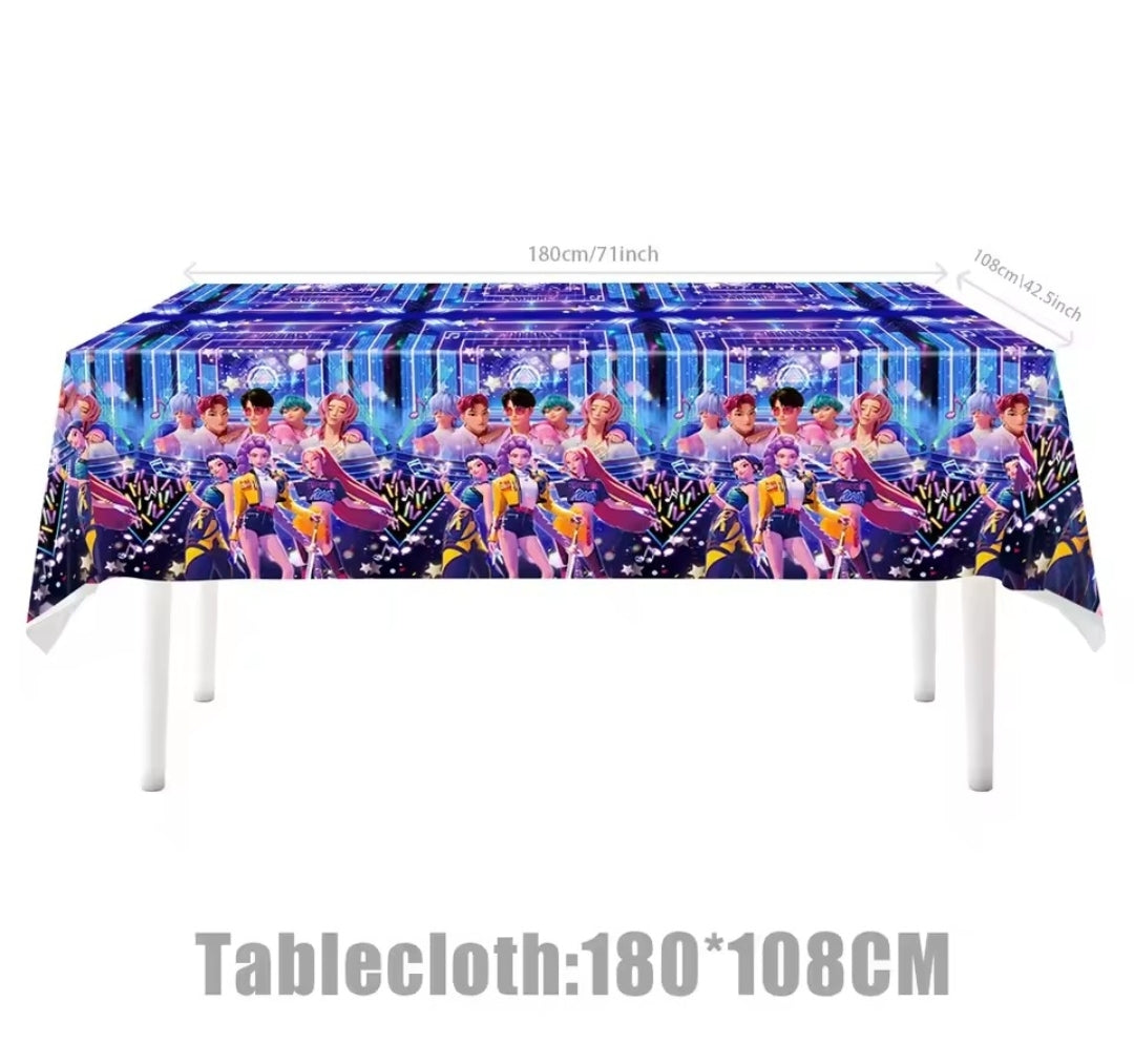Kpop Demon Hunters Table Cloth