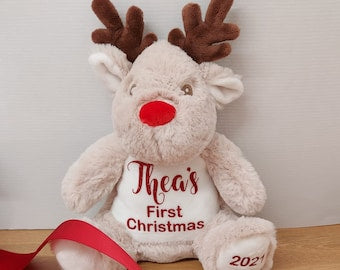 Personalised Reindeer Plush