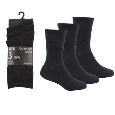 B2S Black Multipack Socks