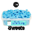Candycrave Fizzy Blue Bottles Tub 600g