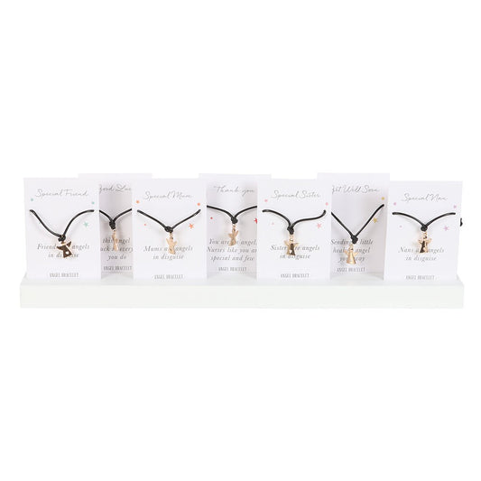 Guardian Angel Bracelet on Card Display of 20 pieces