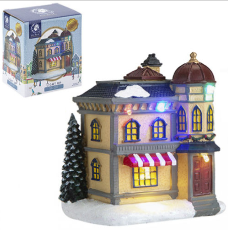 Miniature Resin Light Up Festive Shop