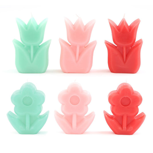 Oh La La Flower Shaped Candle