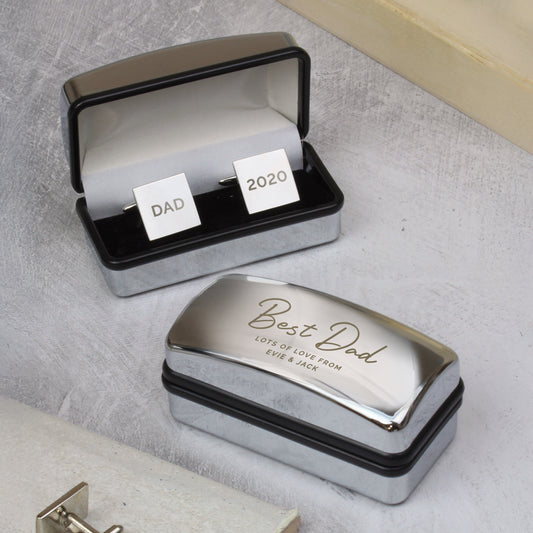 Personalised Cufflinks & Cufflink Box