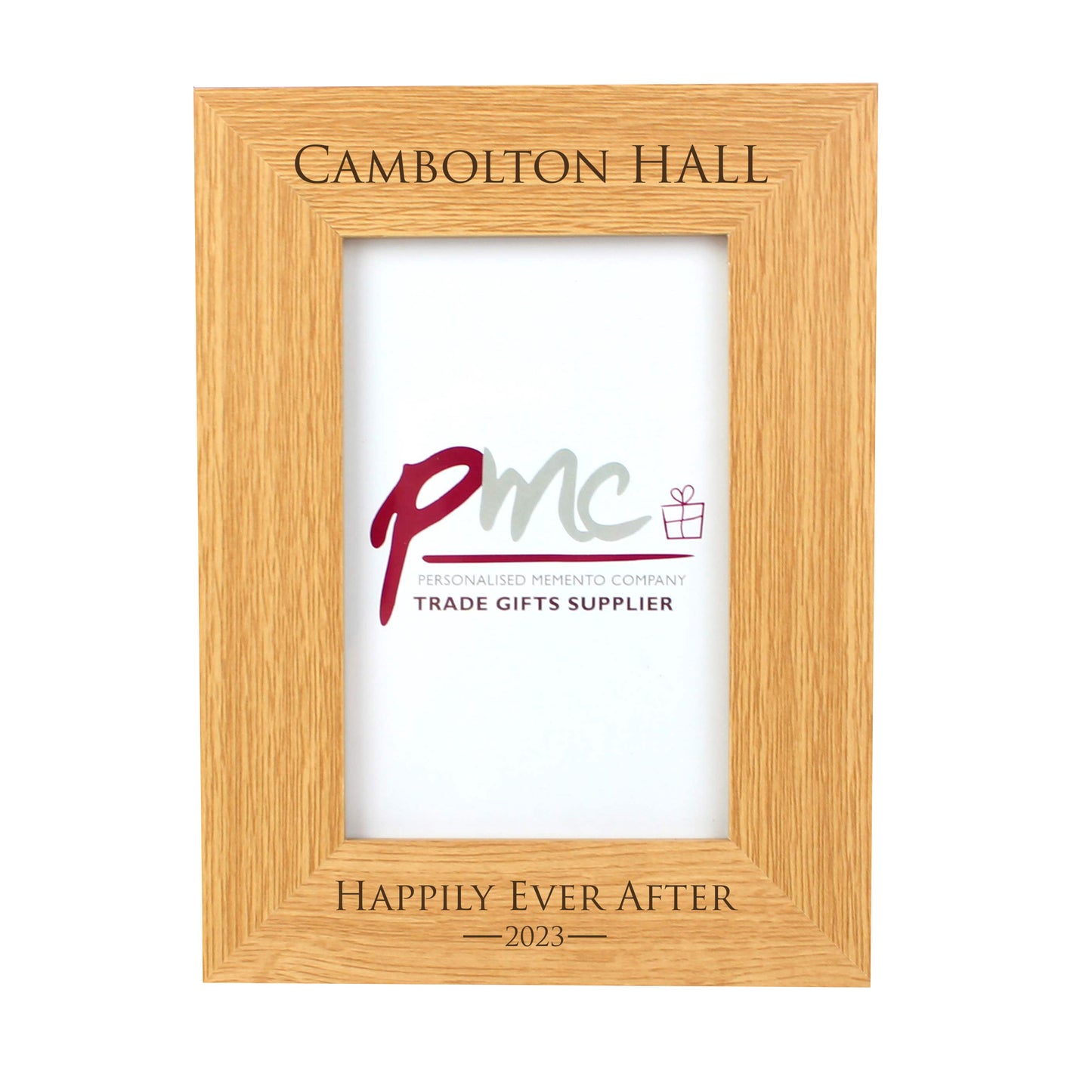 Bespoke Design Oak 6x4 Portrait Frame