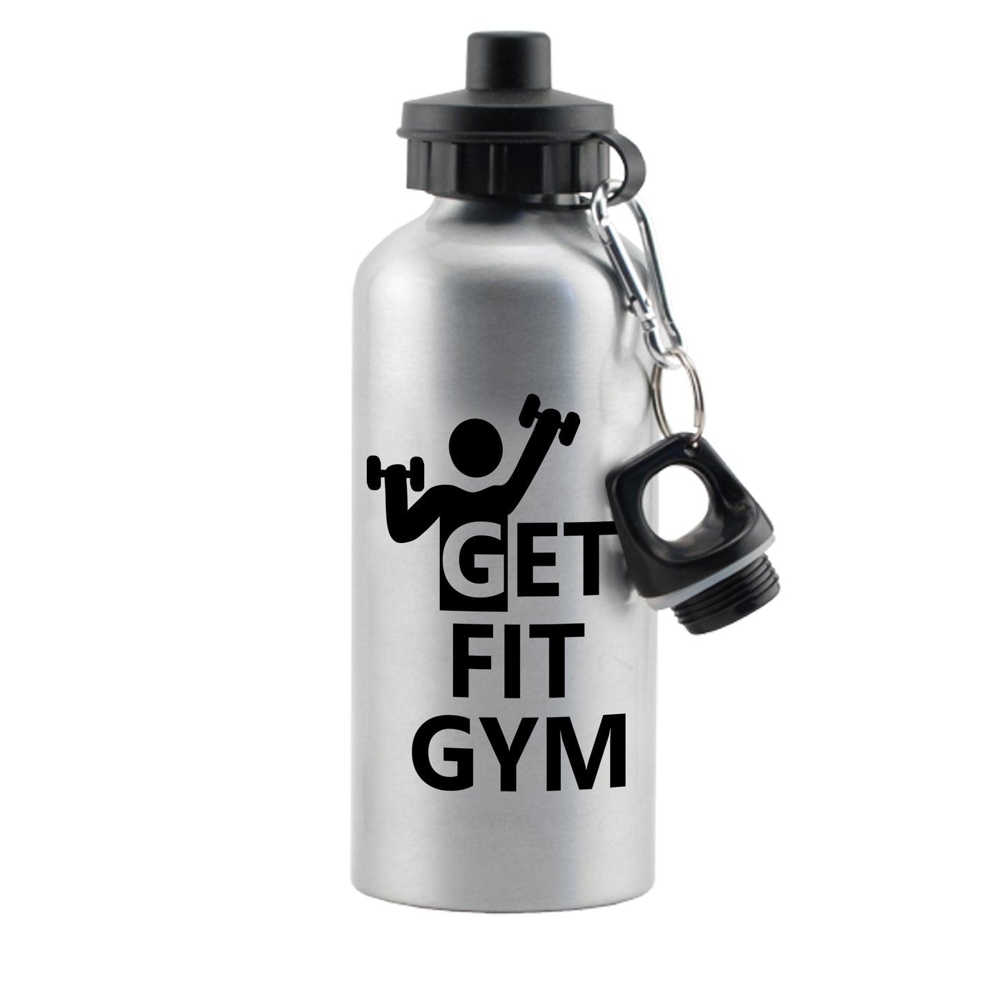 Bespoke Design Silver Water Bottle