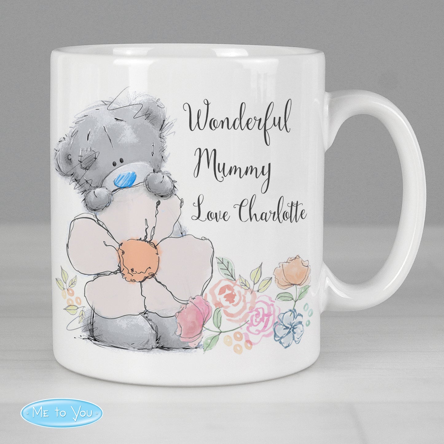 Personalised Me to You Floral Daisy Mug