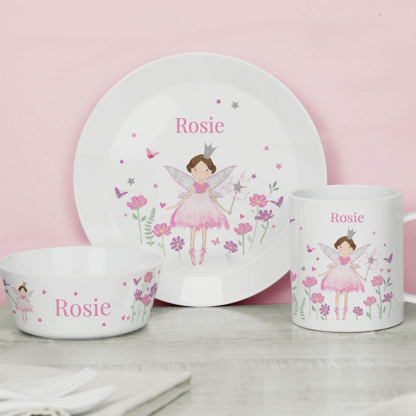 Personalised Fairy Princess Plate