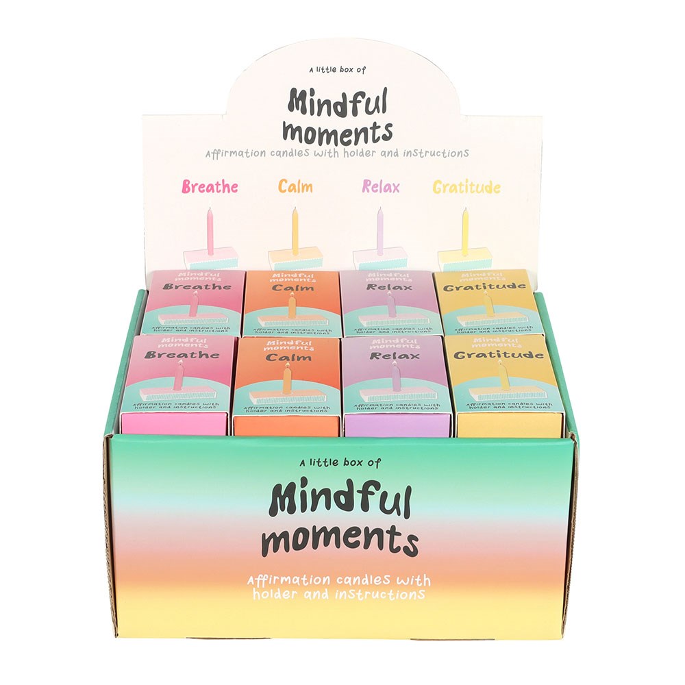 Set of 32 Affirmation Candles in a Box