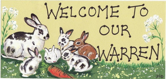 Welcome To Our Warren Smiley Sign