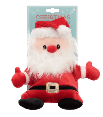 Santa Microwavable Christmas Snuggable Plush Heat Pack