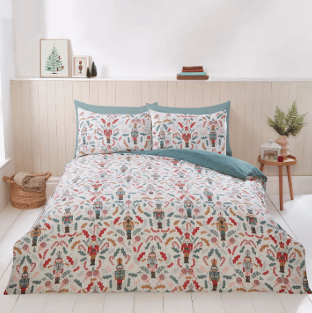 So Soft Luxury Festive Nutcracker Duvet Set - SINGLE