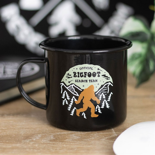 Bigfoot Search Team Enamel Mug