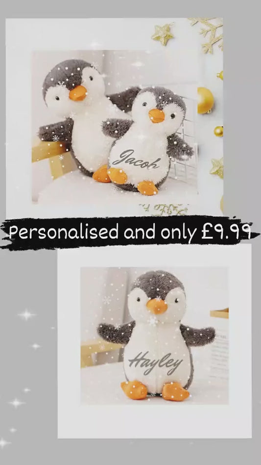 Personalised Plush Penguin