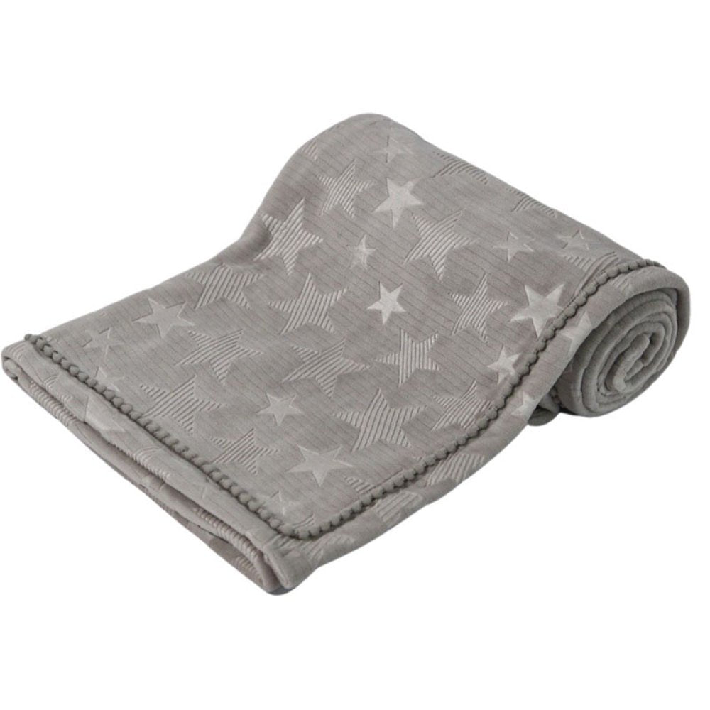 Personalised star fleece blanket