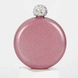 5oz pink hip flask personalised