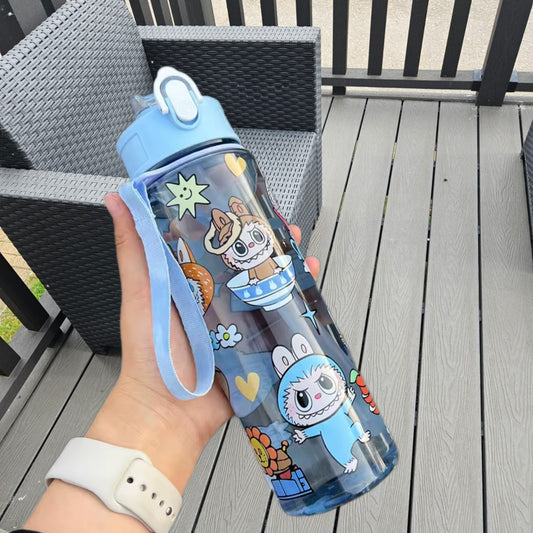 Labubu School Water Bottle