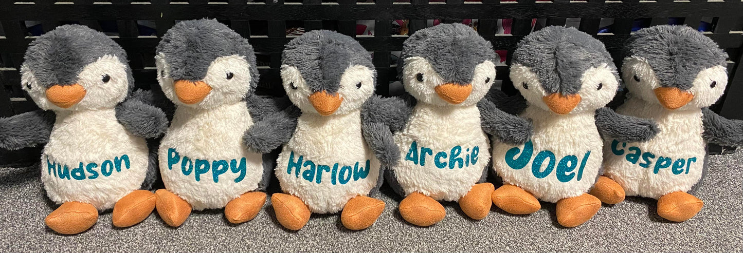Personalised Plush Penguin