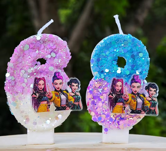 Kpop Demon Hunters candle number
