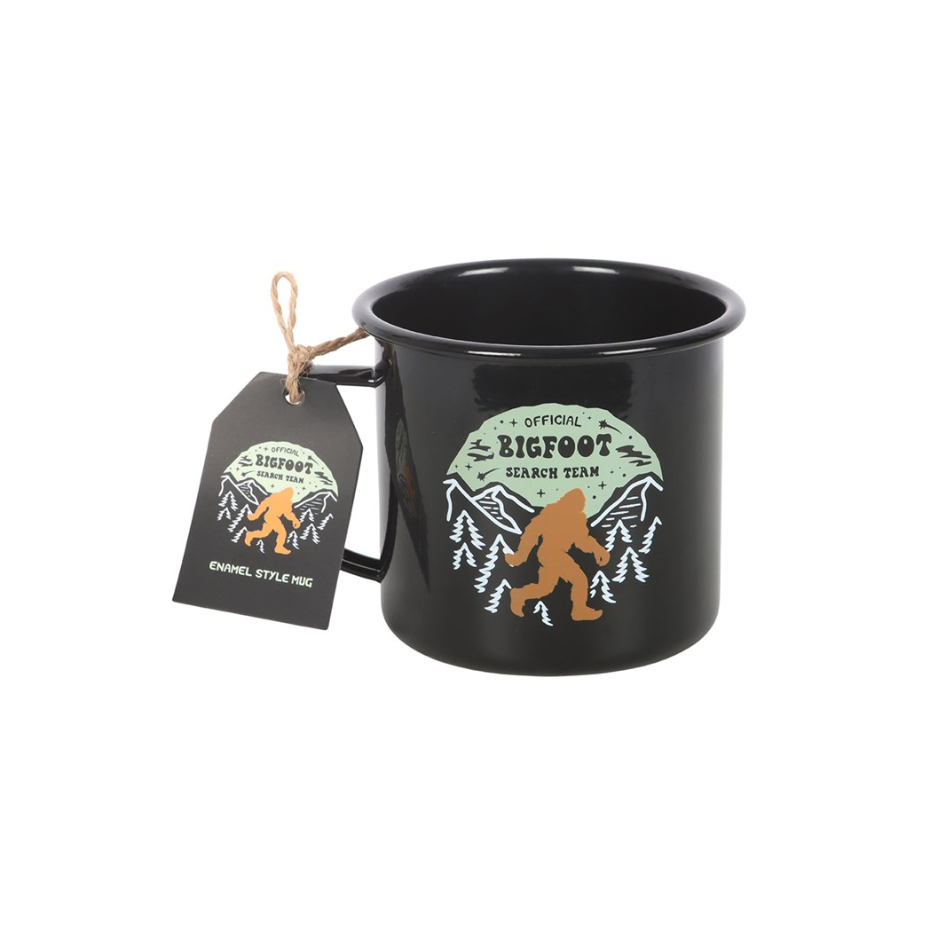 Bigfoot Search Team Enamel Mug