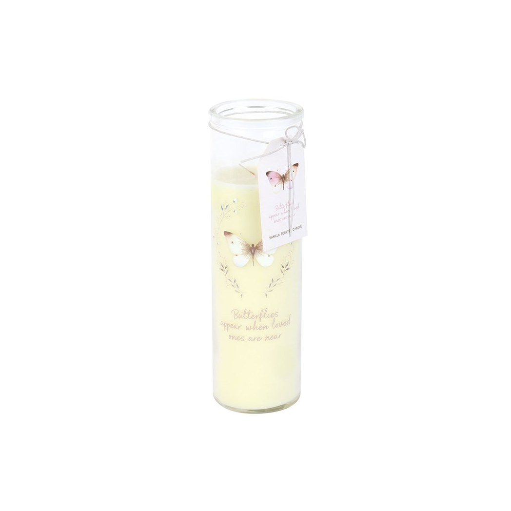 Butterflies Appear Vanilla Tube Candle