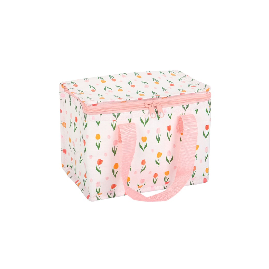 Tulip Print Recycled Plastic Lunch Bag
